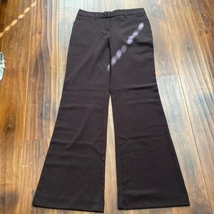 Vintage Dark brown Steve & Barry's size 4 uptown pant low rise flare leg stretch